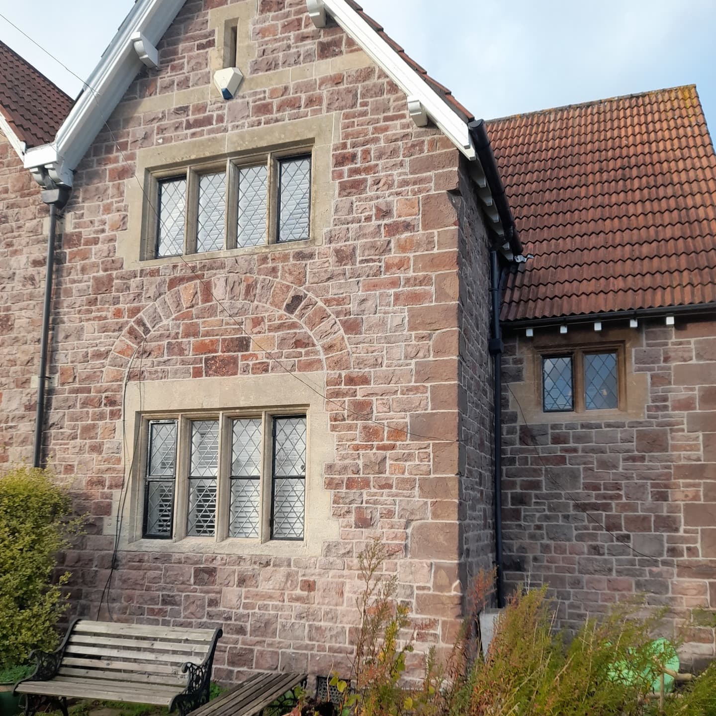 Heritage ragstone masonry